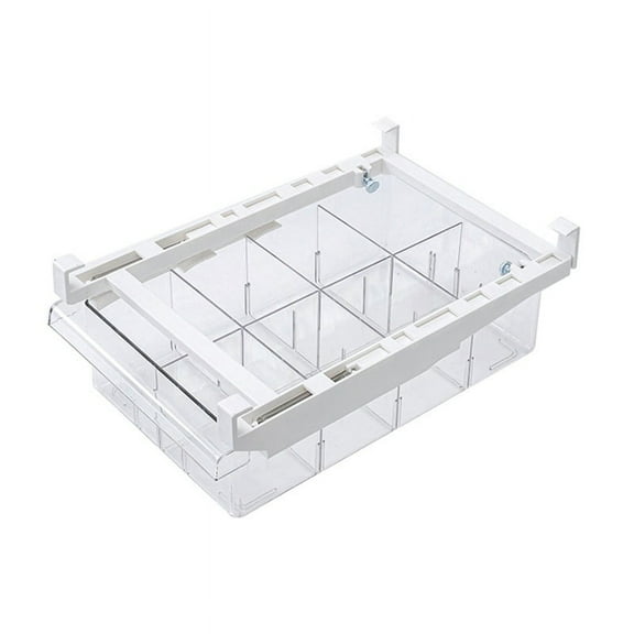 Norbi Fridge Drawer Organizer Refrigerator Organizer Bins Fridge Shelf Holder Storage Box Pantry Storage Racks Clear Container for for Freezers Countertops Cabinets ( 8 Grid )