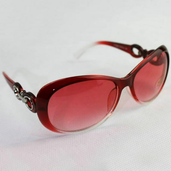 Norbi Polarized Sunglasses for Women Vintage Big Frame Sun Glasses Ladies Shades Red