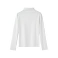 thumbnail image 1 of Norbi Women's Turtleneck Long Sleeve Shirts Fall Fashion Basic Layering Slim Fit Soft Thermal Underwear Tops, 1 of 7