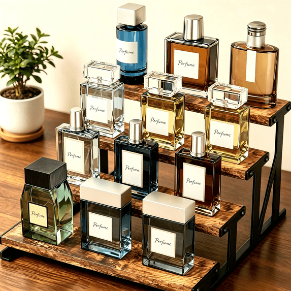Norcho Wooden Cologne Stand, 10