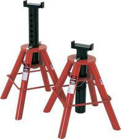 Norco 10 Ton Cap. Jack Stands - Pin Type-[High]-U.S.A. - 81210