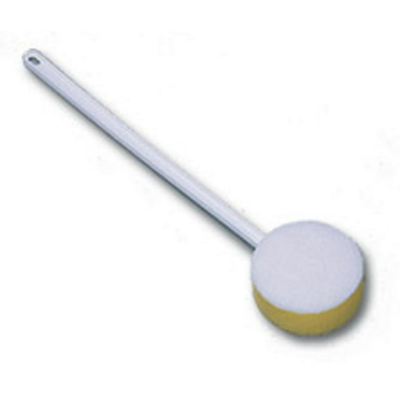 Norco Bath Sponge, 22" Long Handle, Round with Loofah