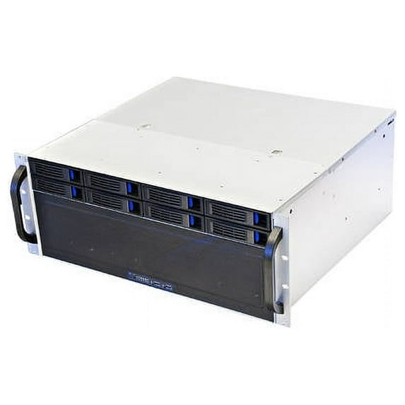 Norco Technologies,Inc. RPC-4308 4U Short Depth 15.25 inches 4U Rackmount Case with Eight Hot Swap Trays