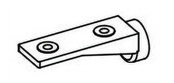 Norcold 61632930 - White Bottom Right Hand Side Refrigerator Evaporator Door Mounting Clip