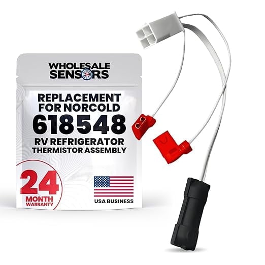 Norcold 618548 Replacement RV Refrigerator Thermistor Assembly 24 Month Warranty