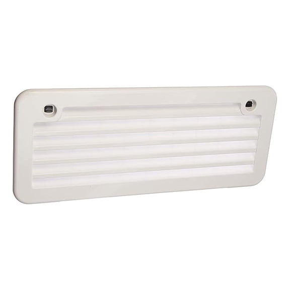 Norcold 620505PW RV Refrigerator Vent - Polar White Replacement Air Intake Corner Vent; Compatible with Most Norcold Refrigerators; Easy Installation
