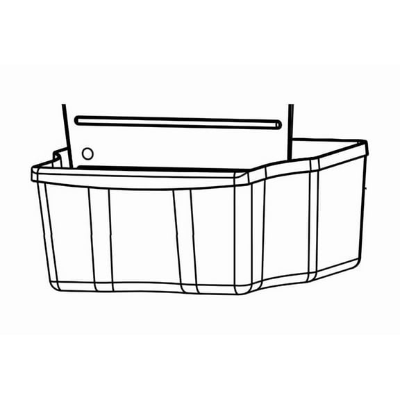 Norcold 628688 - White Plastic Refrigerator Crisper Bin