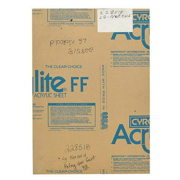 Norcold Boat Refrigerator Door Panel 228518 | 28 1/2 x 20 Inch Black