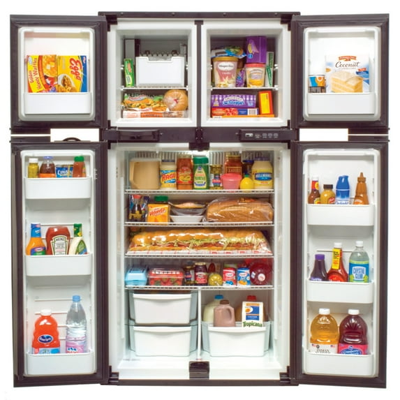 Norcold Ultra 1210 Adjustable Shelving LED Control Panel 4-Door Refrigerator, 12 cu ft