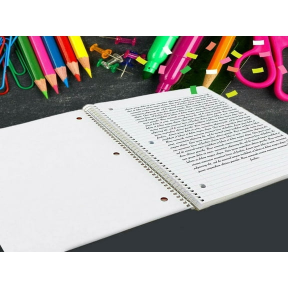 Norcom 1-Subject College Ruled Writing Notebook(Color Varies) -70 Sheets (24 Notebook)