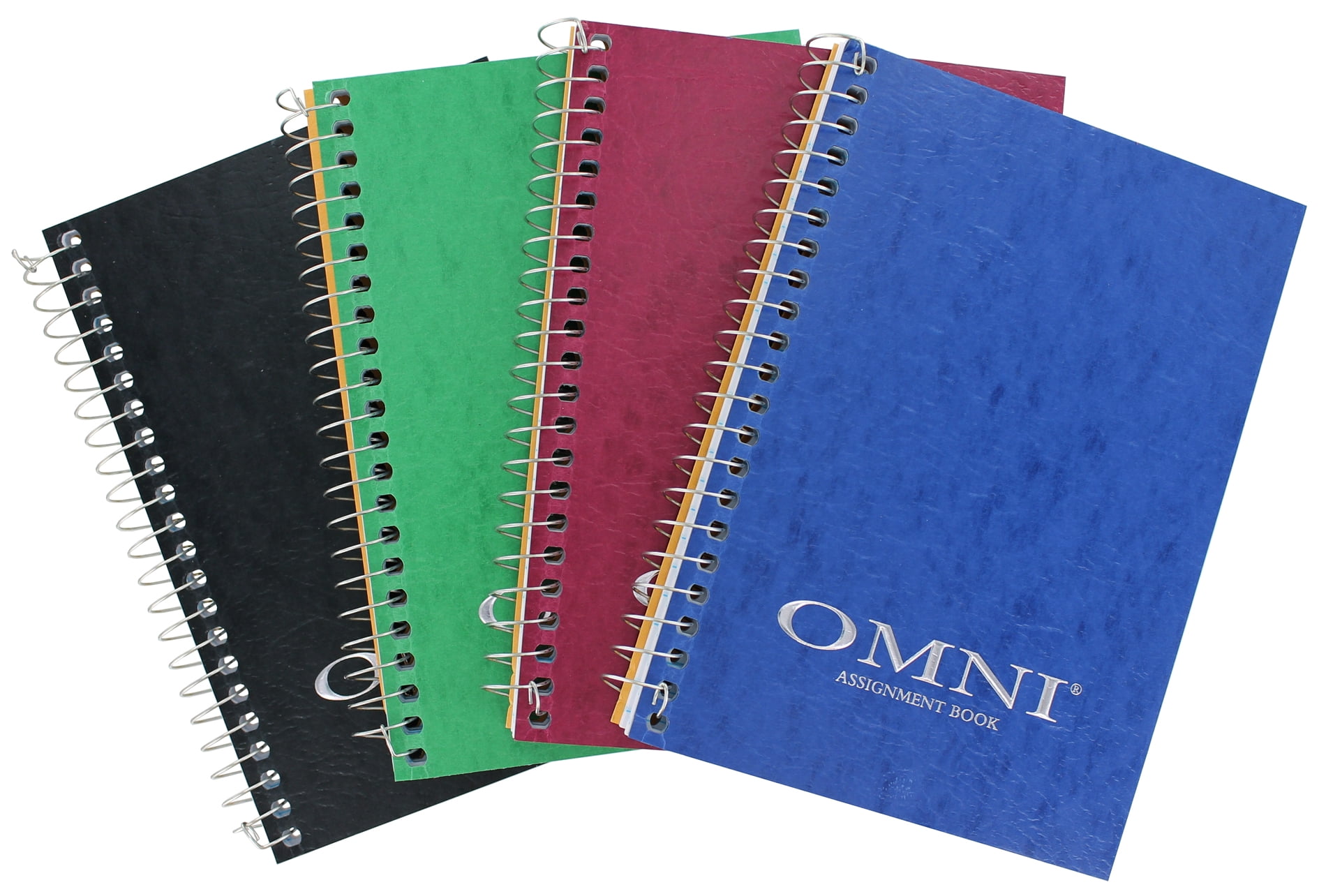 Norcom 77316-12 7 X 5 Omni College Ruled Assignment Book Assorted