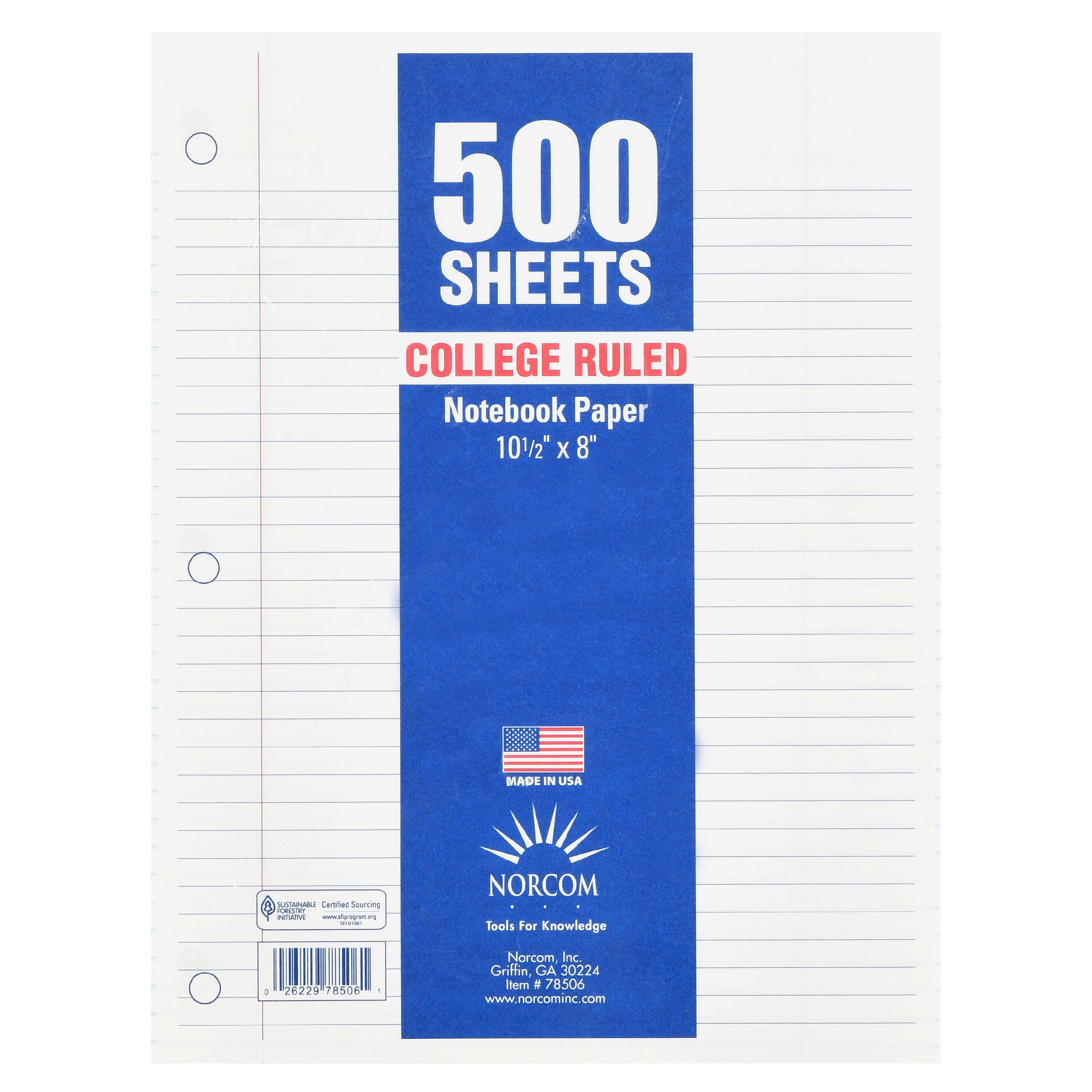 Avery Mini Binder Filler Paper, College Ruled, 5-1/2 x 8-1/2, 100 Sheets (14230)