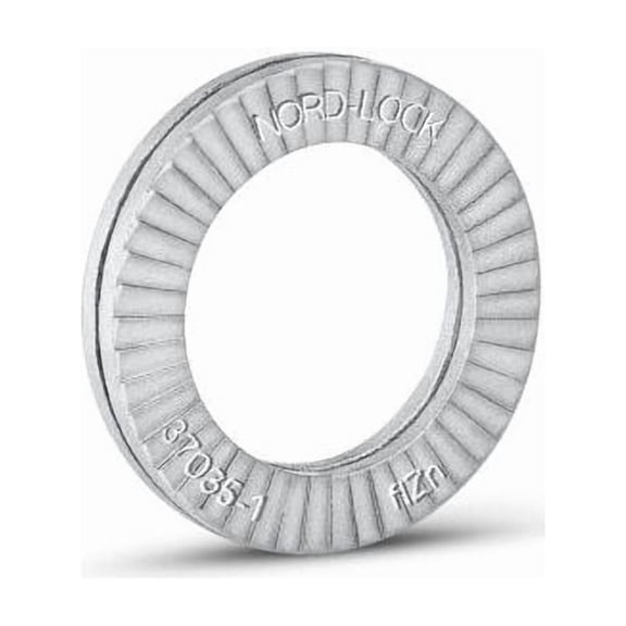 Nord-Lock 1231 Wedge Locking Washer - Carbon Steel - Zinc Flake Coated - M8 (5/1