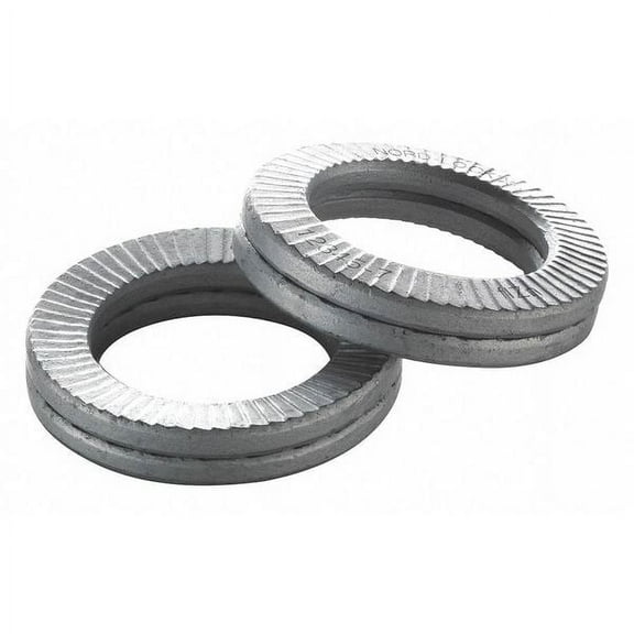 Wedge Lock Washer, For Screw Size 3/4 in Steel, Zinc Plated Finish, 100 PK
