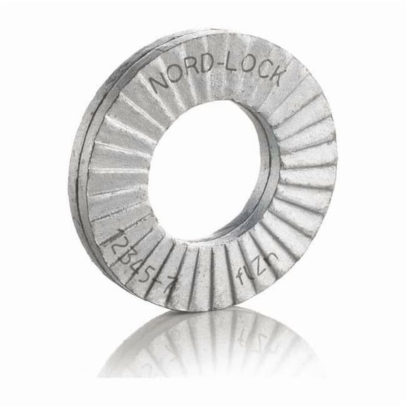 Wedge Lock Washer, For Screw Size 1/2 in Steel, Advanced Corrosion Resistance Finish, 100 PK