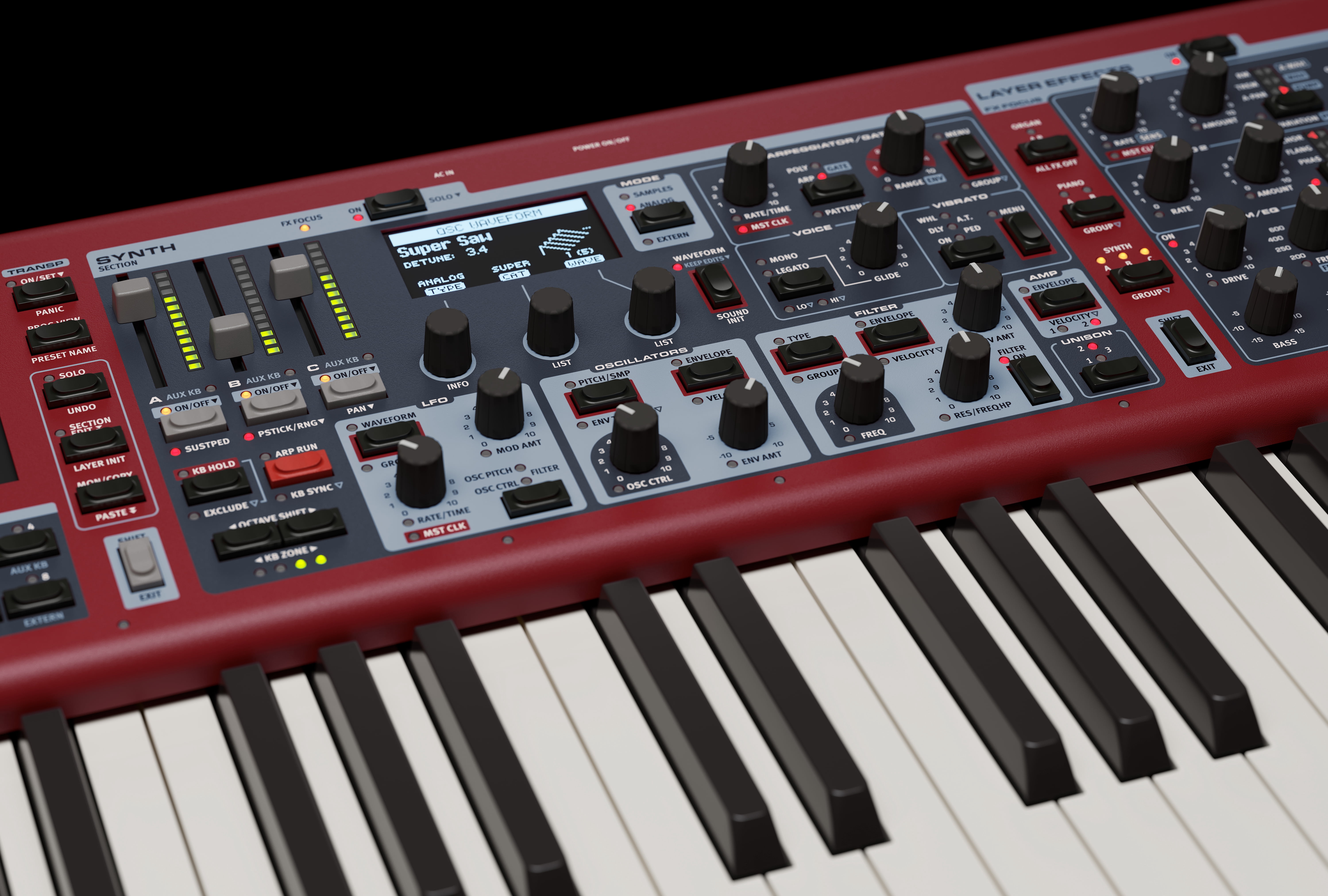 Nord Stage 4 NSTAGE4-88, 88 Key Stage Keyboard