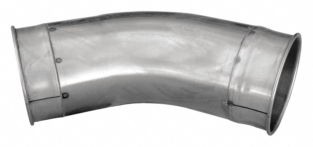 Nordfab 90 Degree Elbow,4" Duct Size  8010003714