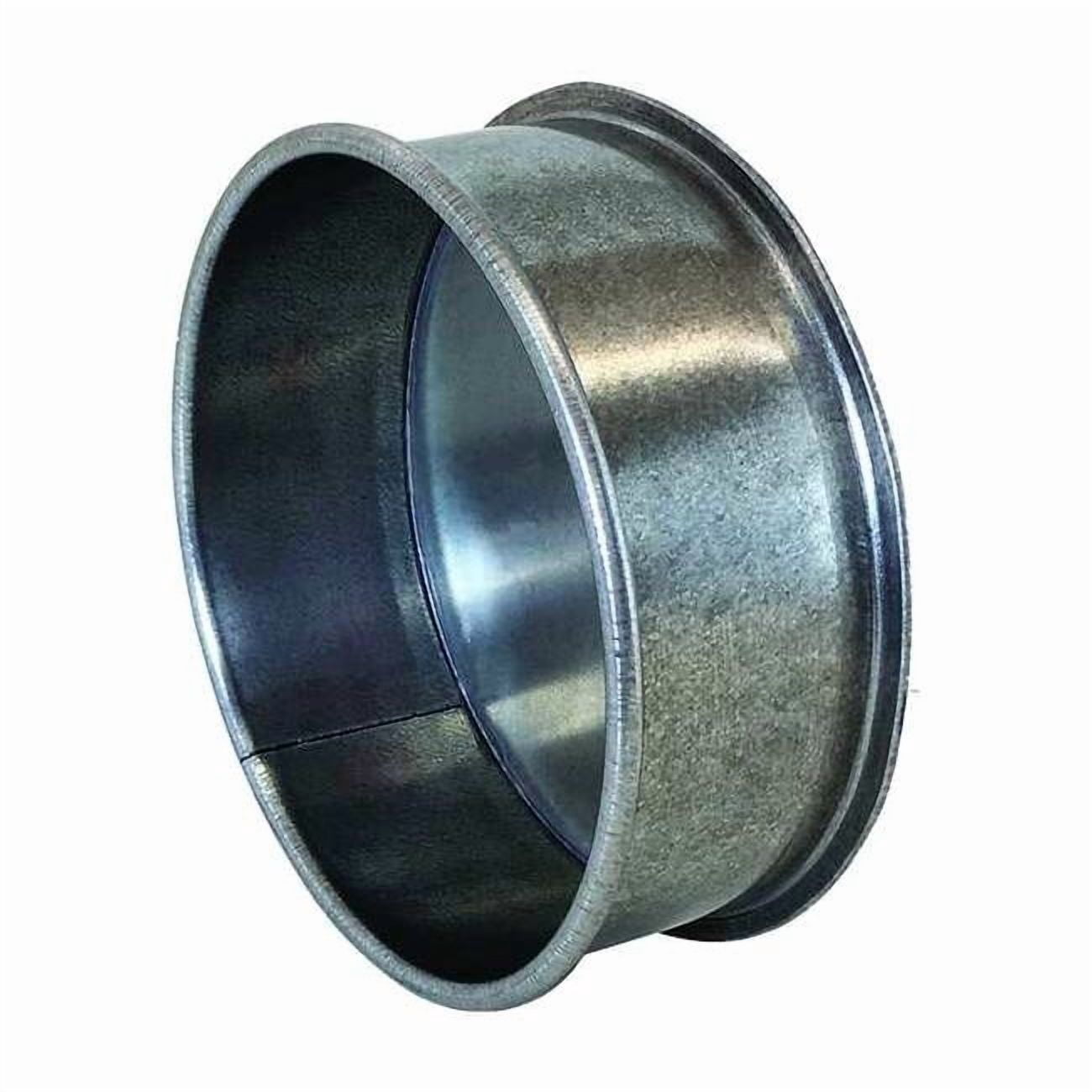 Nordfab 4" x 2-1/4" Round End Cap, 22 ga. SS 8010003733