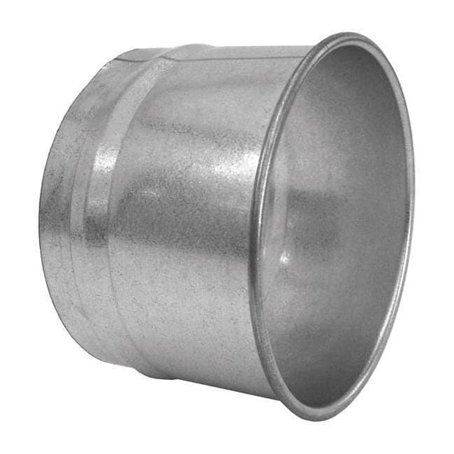 Nordfab 4" x 4" Round Duct Hose Adapter, 22 ga. SS 8040401986