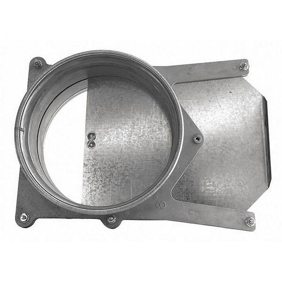 Nordfab Manual Blastgate,5" dia,22Ga,GalvSteel 8010002300