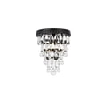 thumbnail image 1 of Nordic 1 light black flush mount, 1 of 9