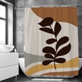 thumbnail image 1 of Nordic Abstract Art Boho Shower Curtain Waterproof Polyester Bath Curtains Tropical Leaves Palm Curtains For Bathroom Decor, 1 of 5