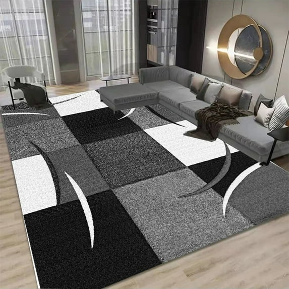 Nordic Abstract Geometric Modern Carpets for Living Room Decoration Home Lounge Area Rugs Bedroom Carpet Luxury Door Mat Rugs