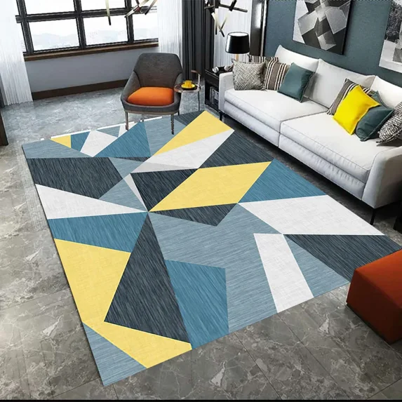 Nordic Abstract Geometric Modern Carpets for Living Room ration Home Lounge Area Rugs Bedroom Carpet Luxury Door Mat Rugs