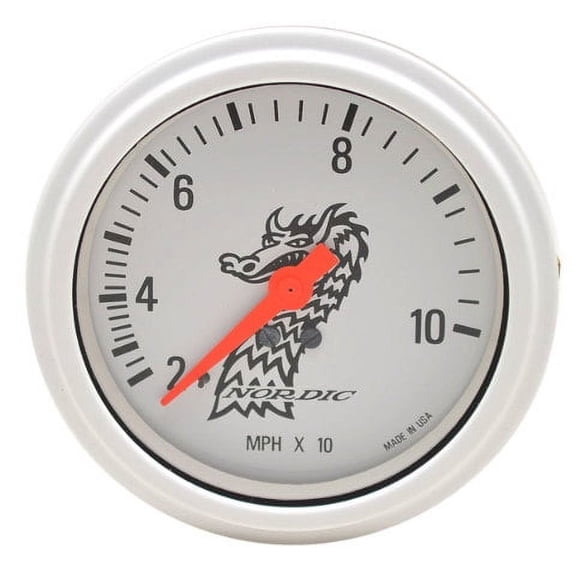 Nordic Boat Speedometer Gauge | Livorsi 100 MPH 3 1/4 Inch White