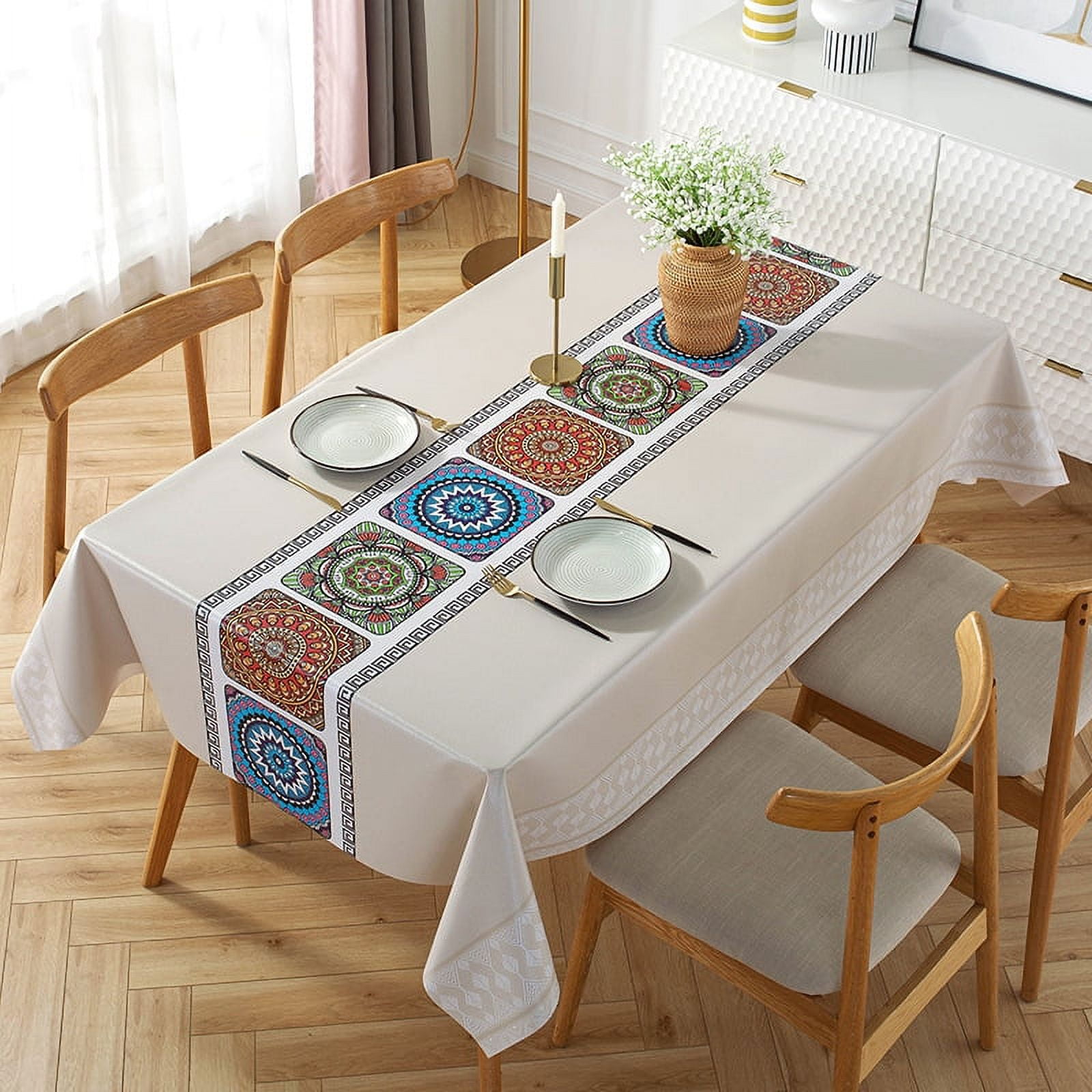 Nordic Bohemian Printing Rectangular Tablecloths for Table Party