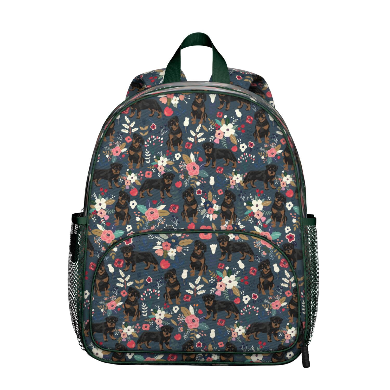 Nordic Boho Bohemian Ethnic Tribal Artistic Natural Floral Daypack