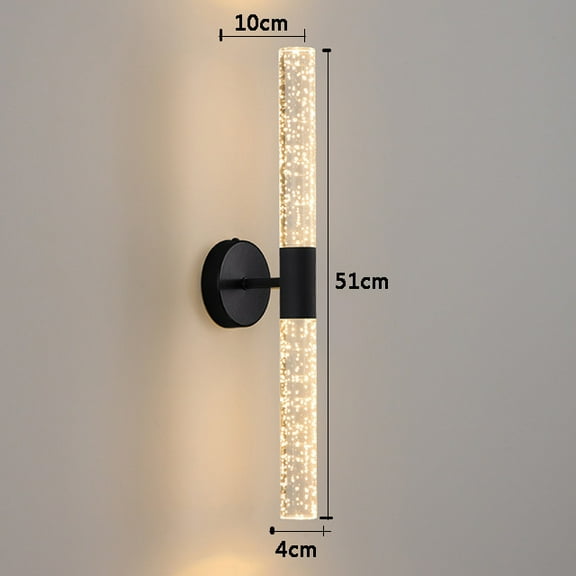 Nordic Bubbles Crystal Rod LED Wall Lamp Bedroom Bedside Living Room Wall Light Aisle Interior Home decoration AC85-265V