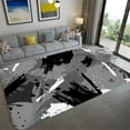 thumbnail image 1 of Nordic Carpet Living Room Ink Splash Abstract Area Rug Large Home ration Bedroom Rugs Washable Entry, 1 of 5
