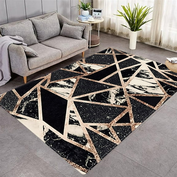 Nordic Carpet for Living Room Large Area Carpet Bedroom Decor Geometric Entrance Door Mat