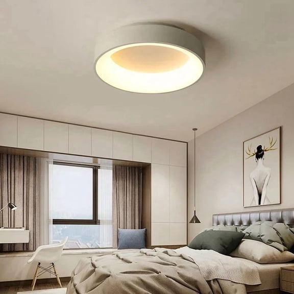 Nordic Ceiling Light Modern LED Simple Lamps for Living Room Bedroom Study Restaurant Home Indoor Round Decor Lighting A