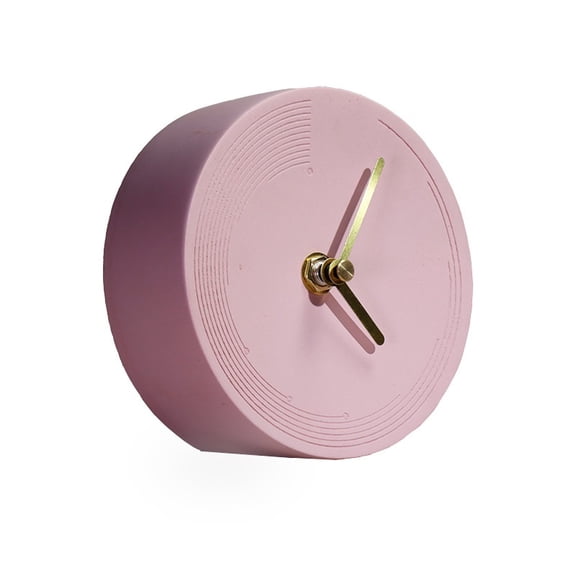 Nordic Cement Table Clock Desktop Decoration Mute Concrete Desk Clock Vintage Clock Cute Table Watch Smart Clock Drop Shipping