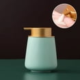 thumbnail image 1 of Nordic Ceramic Liquid Soap Dispenser Bathroom Sanitizer Bottles Shampoo Shower Gel Wristband Dispenser Household Accessories (A5--9.5x12.5cm,400ml), 1 of 6