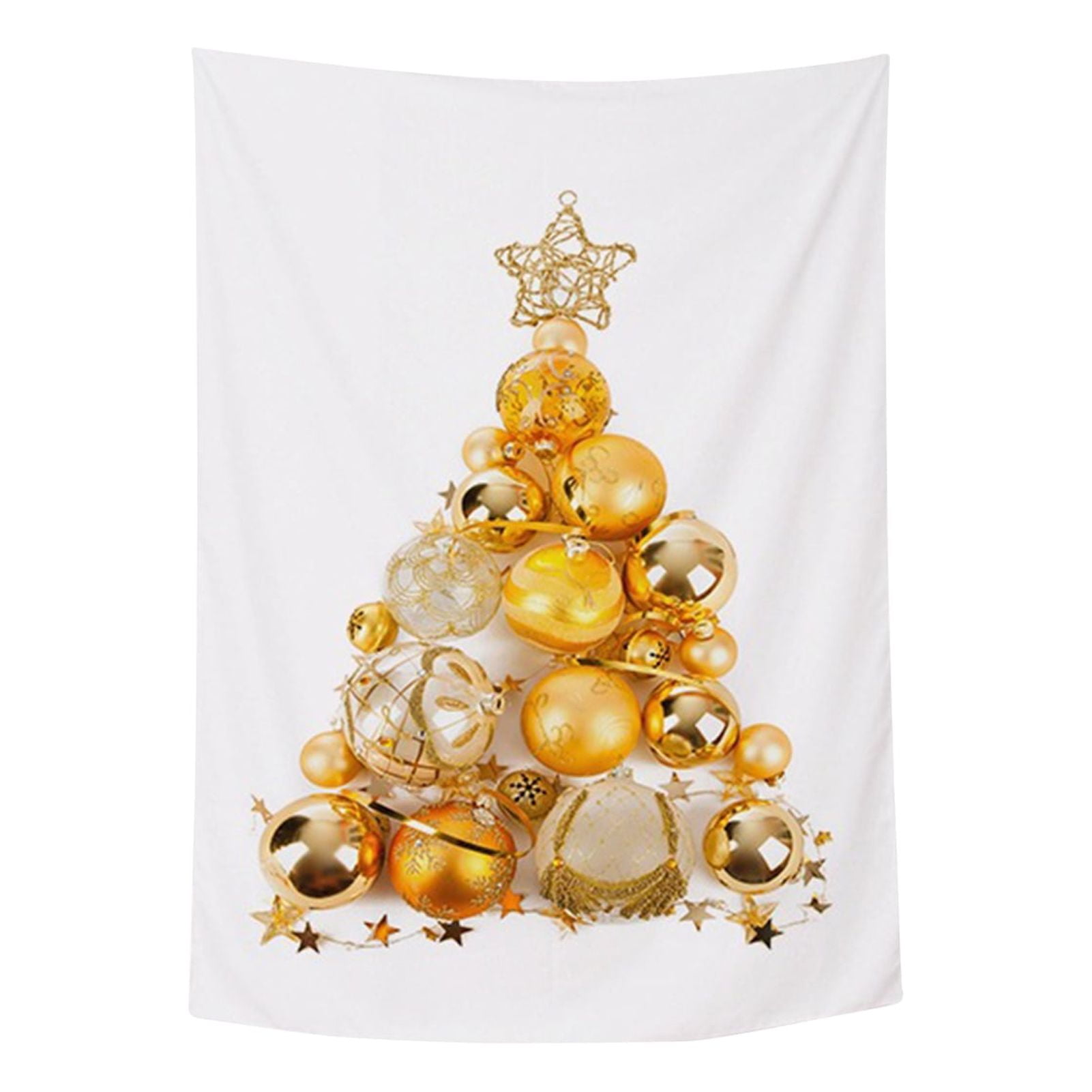 Nordic Christmas Tree Tapestry Exquisite Multi-Colored European-Style Wall Tapestry for a 