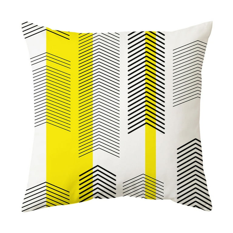 Velvet geo cushion deals