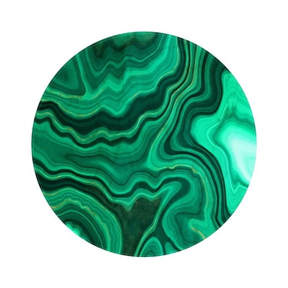 Nordic Dark Green Marble Round Carpet For Living Room Modern Flannel Sponge Mat For Bedroom Coffee Table Rug Home ration
