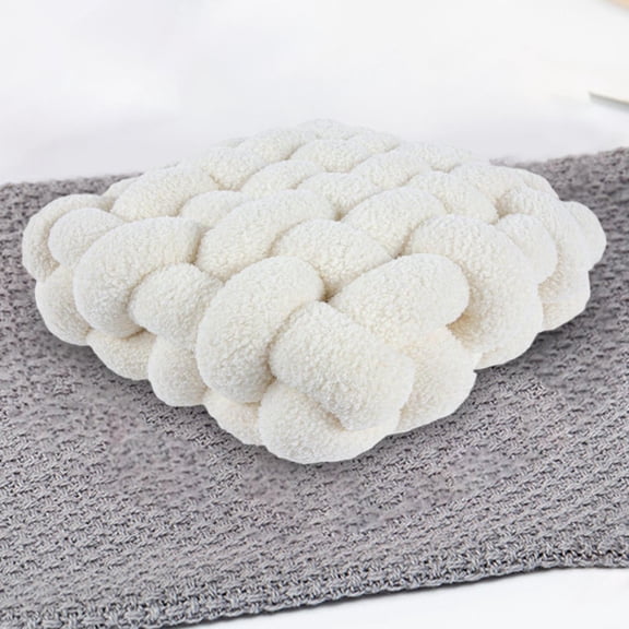 Nordic Design Seat Cushion Soft Mat Ornament Creative Sofa Back Plush Pillow for Beige