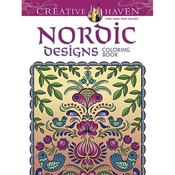 Pre-Owned Nordic Designs Coloring Book (Paperback) 0486799239 9780486799230