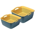 thumbnail image 1 of Raindrops Double Layer Vegetable Washing Basket with PP Material Ample Capacity Assorted Color Small Lightweight, 1 of 6