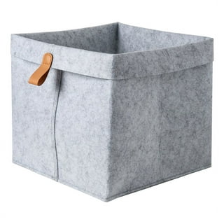 Felt Storage Box, Storage Bin, Storage Basket, Cube, Large Capacity, With  Handle, For Storage Of Clothes, Blankets, Books, Snacks, Sundries, Etc For  Small Business Owners/shops/retailers - Temu