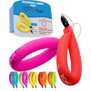 Nordic Lifting Floating Wrist Strap for Underwater Camera, GoPro Accessories, Waterproof Phone Pouch, Keychain, Pink, Red