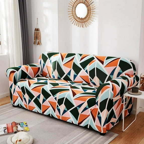 Nordic Floral Stretch Elastic Sectional Seat Sofa Cover Set Chaise Long Couch Slip Cover Armchair Sofa Bedspread Housse Canapé