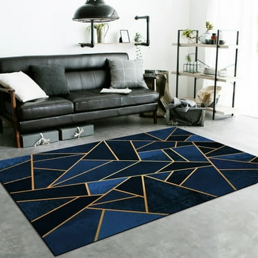 Large Carpet Modern Geometric Abstract Carpet for Living Room Luxury