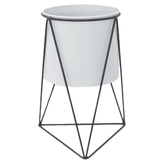 Nordic Geometric Iron Planting Flower Pot Cactus Bonsai Planter Pots Flowerpot Home Planting Tools