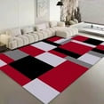 thumbnail image 1 of Nordic Geometric Living Room Decoration Carpets Light Luxury Rugs for Bedroom Parlor Study Home Decor Floor Mat Anti-slip ковер, 1 of 5