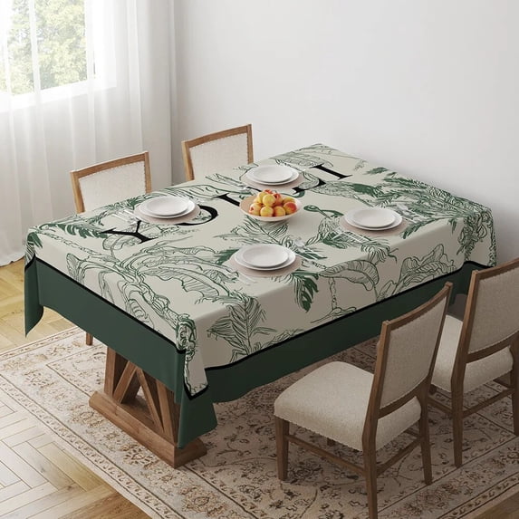 Nordic Geometric Waterproof Tablecloth Holiday Party Decorations Washable Rectangle Table Covers for Kitchen Dining Table Decor